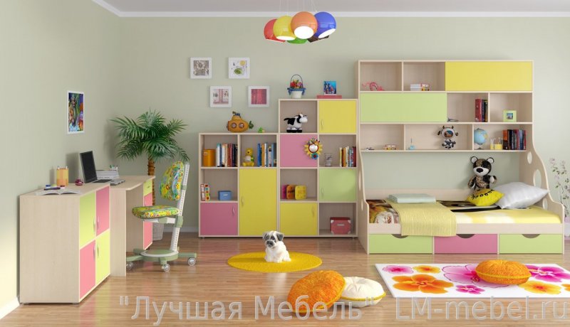Детская модульная мебель Дельта