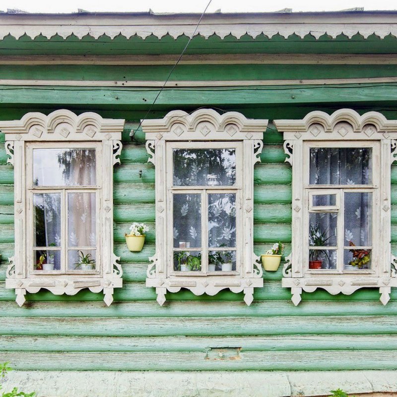 Деревенские наличники
