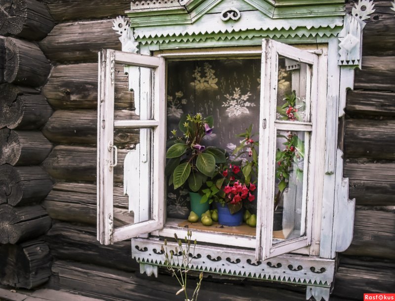 Старые Деревенские окна