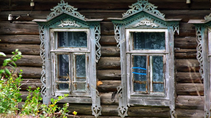 Старые деревянные наличники