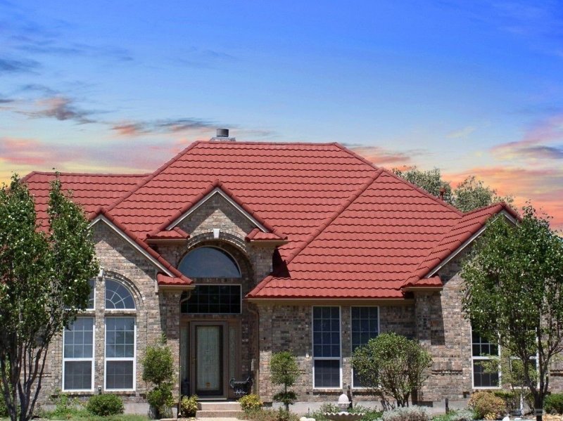 Металлочерепицы типа Decra Tile