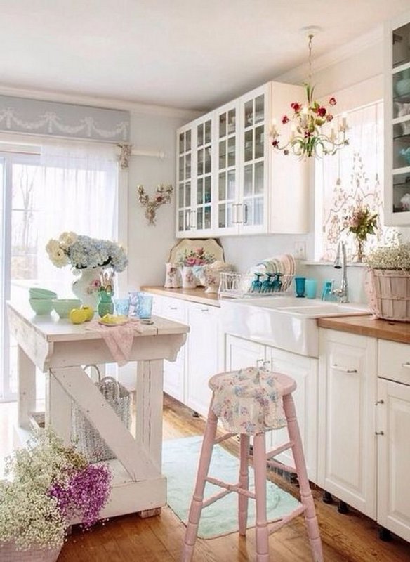 Shabby Chic стиль кухня
