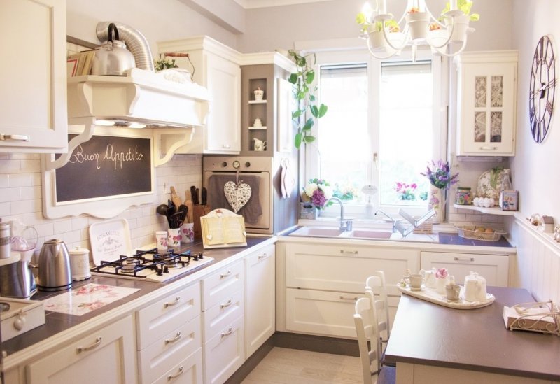 Shabby Chic стиль кухня