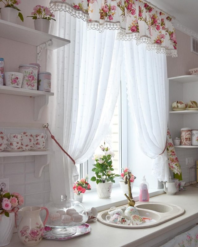 Shabby Chic стиль кухня