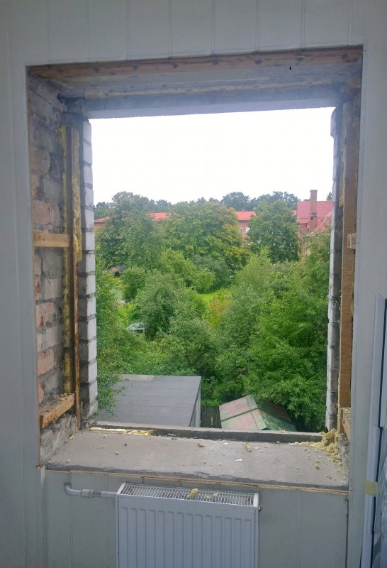 Проем окна