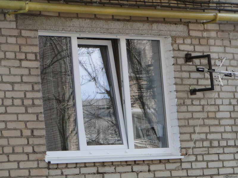 Пластиковые окна в кирпичном доме