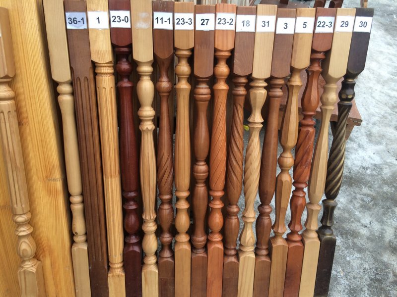Балясина точёная бт3-50, 50х50х900 мм, сосна