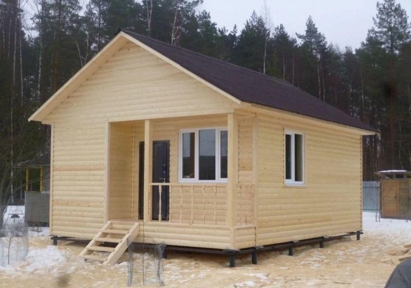 Дачный домик 5х4 одноэтажный каркасный