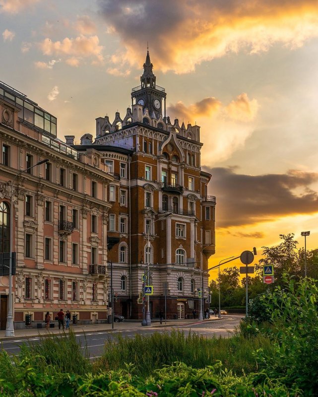 Красивые дома в Москве