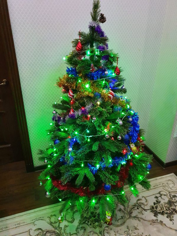 Новогодняя елочка у меня дома