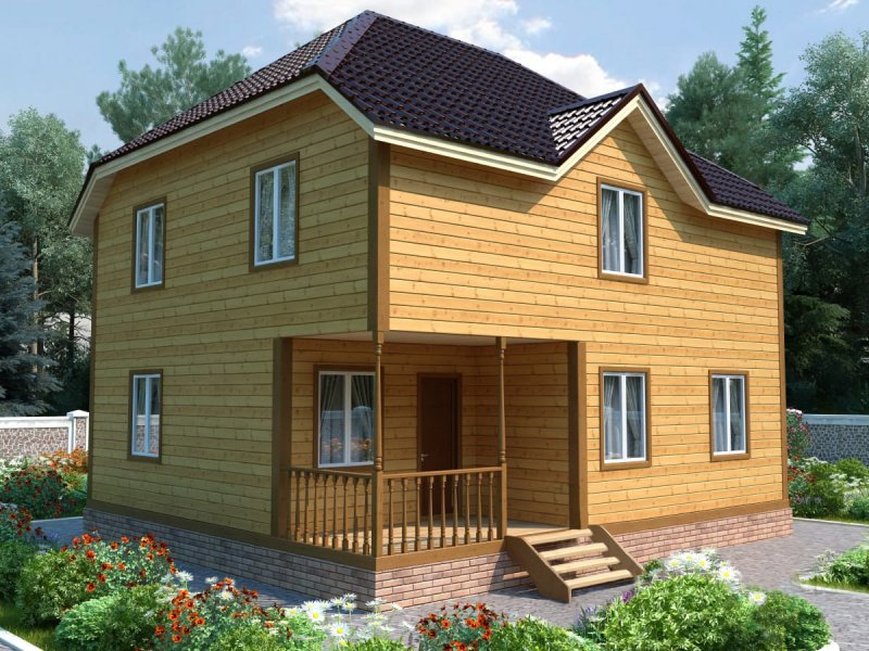Каркасный дом 6 на 8