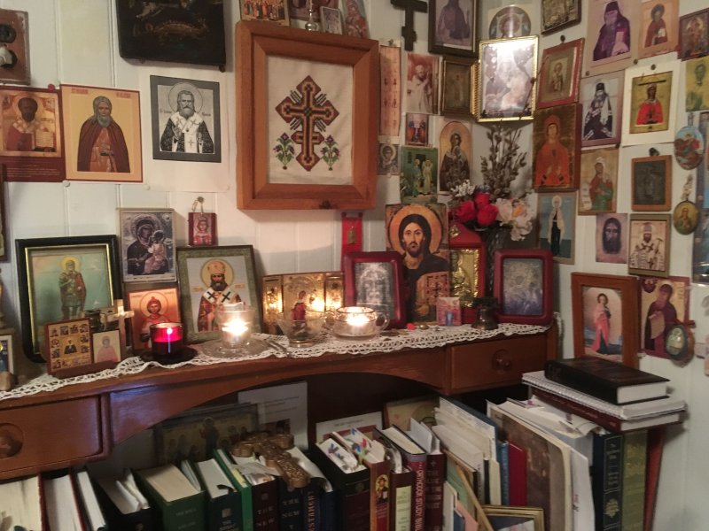 Antique Orthodox icon Home Interior