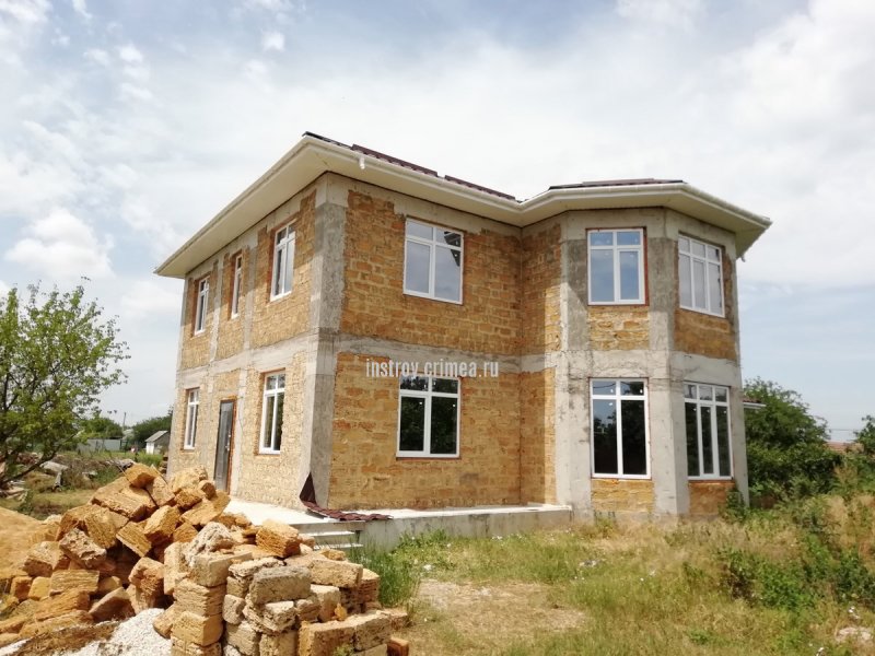Крымский дом из ракушняка в Крыму
