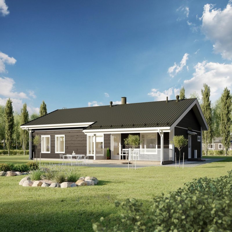 Проекты финских домов в Finnlamelli