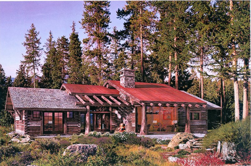 Дом 100 кв Шале фахверк