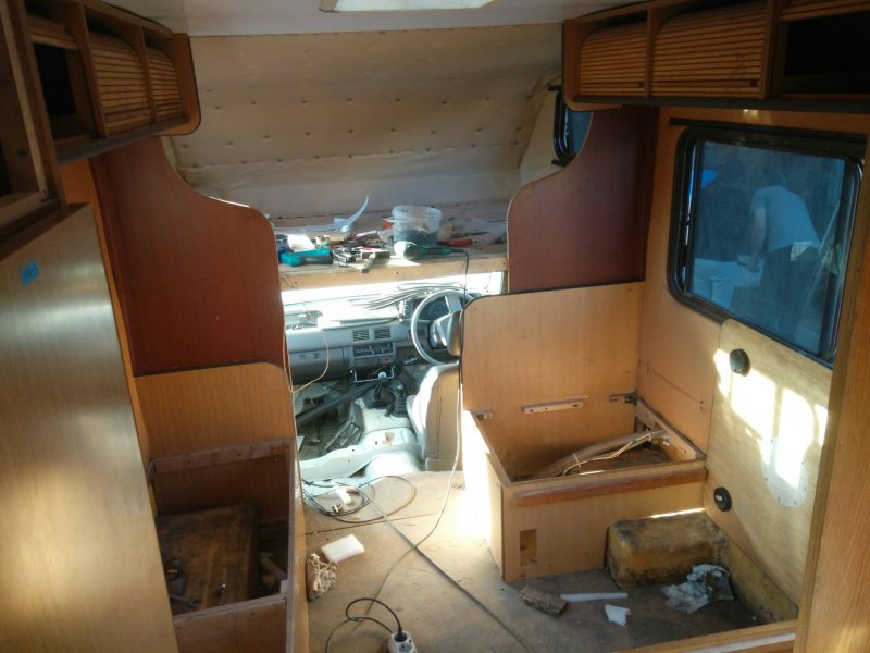 Ford Transit Camper van Interior