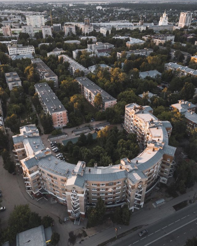 Дом подкова Иваново сверху