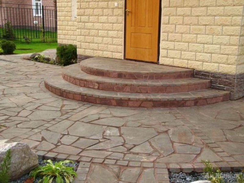 Крыльцо из песчаника