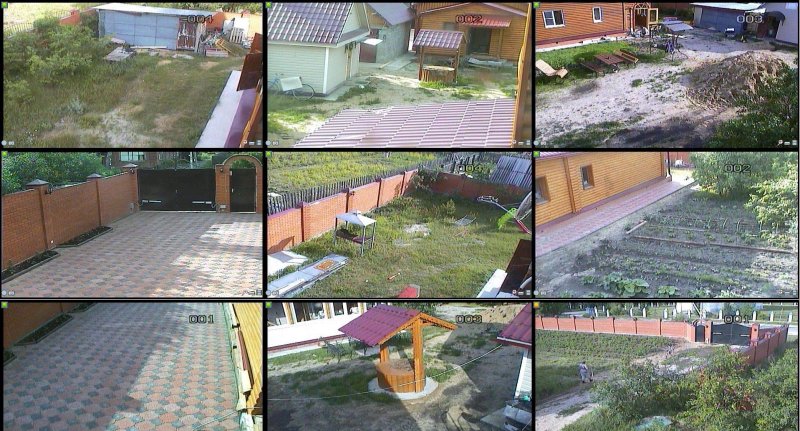 Видеонаблюдение в деревянном доме