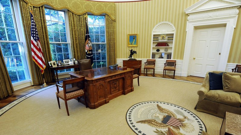 Овальный кабинет в белом доме после Трампа