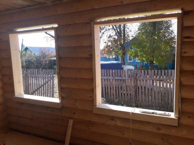 Обсада окосячка в срубах