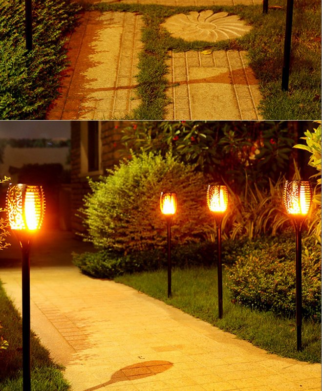 Уличный светильник Solar led Torch Lamp