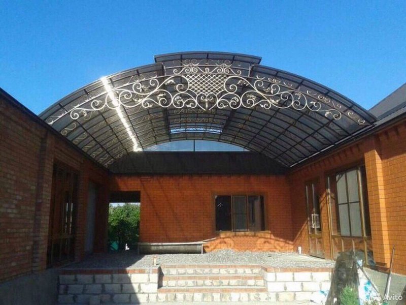 Красивые навесы в Чечне
