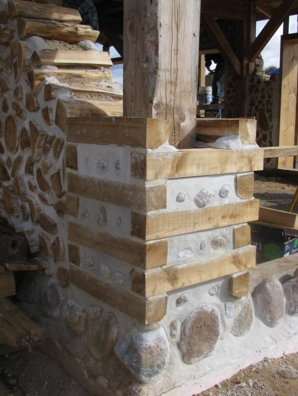 Cordwood технология строительства