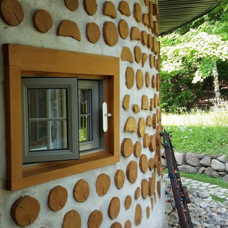 Cordwood технология строительства