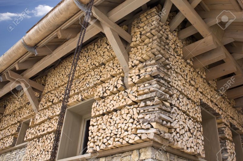 Cordwood интерьер