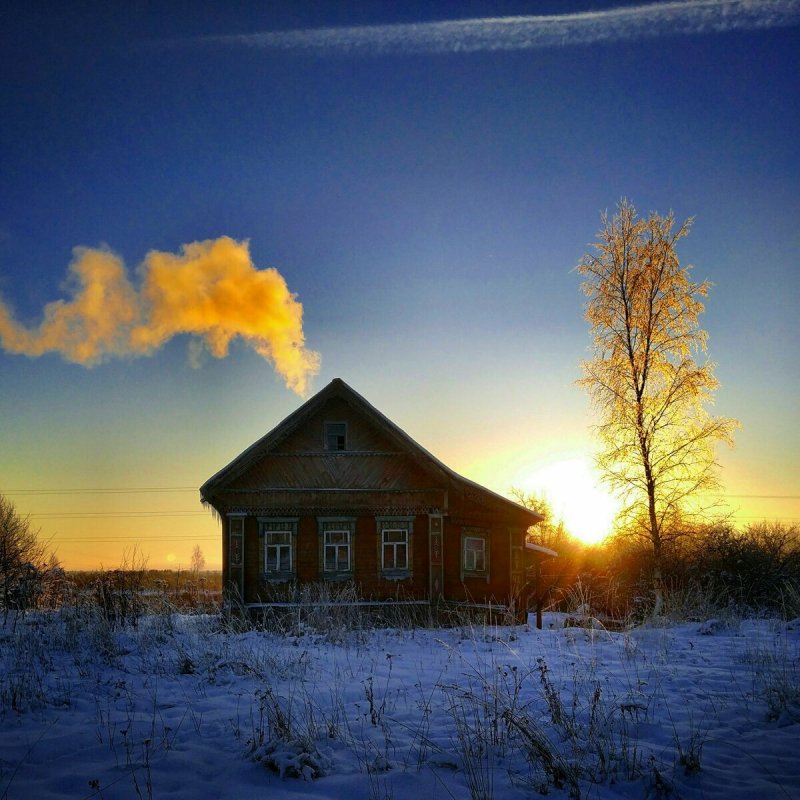 Деревенский дом