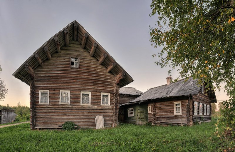 Русская деревня севера Архангельская область