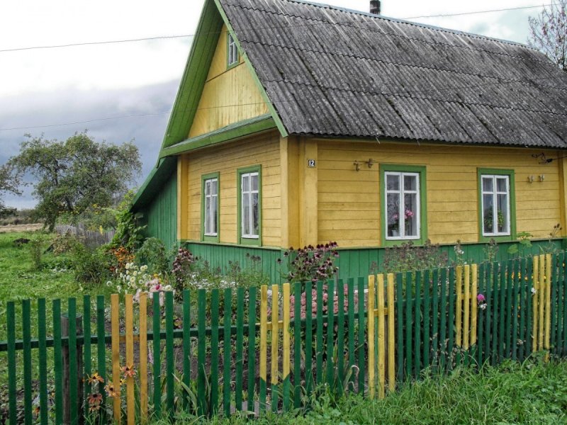 Деревенский дом в Белоруссии