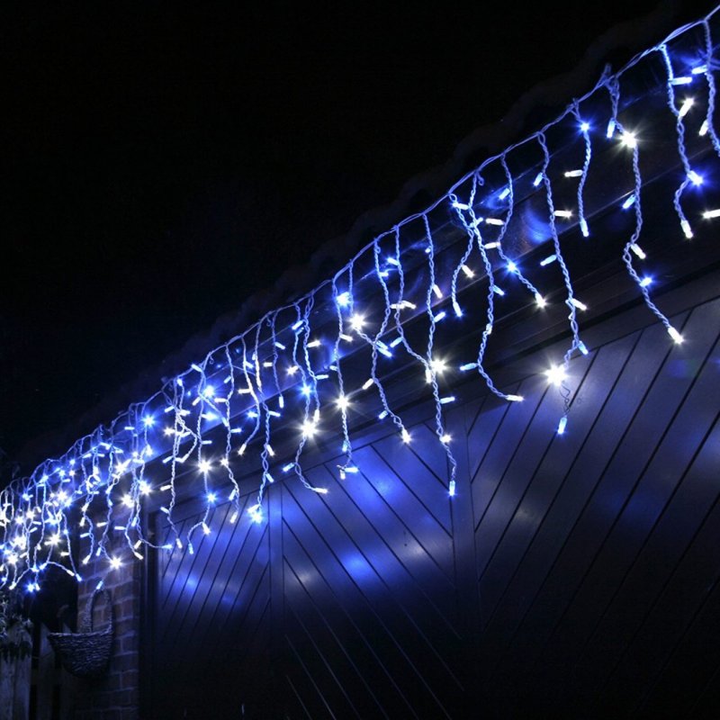 Гирлянда бахрома уличная ZWM-3-300led (3м) цветная