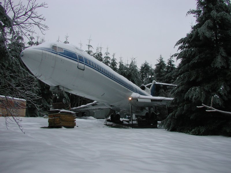 Дом самолет Боинг 727