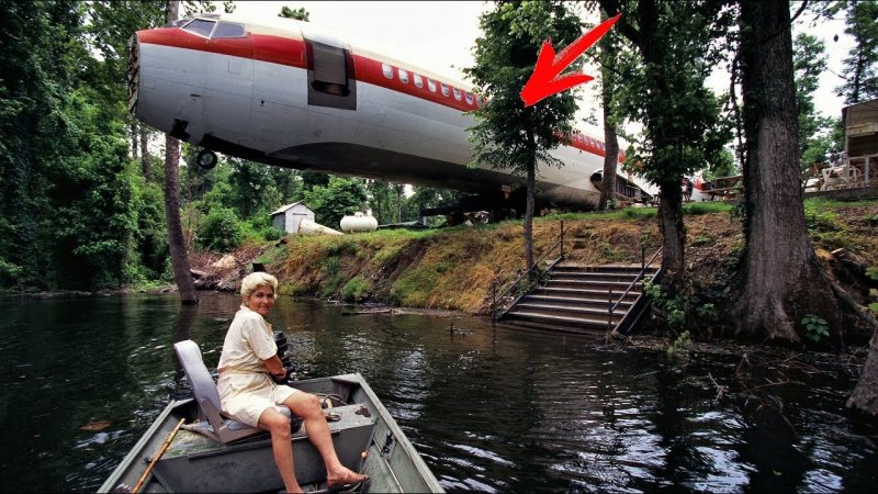 Дом из самолета Boeing 727