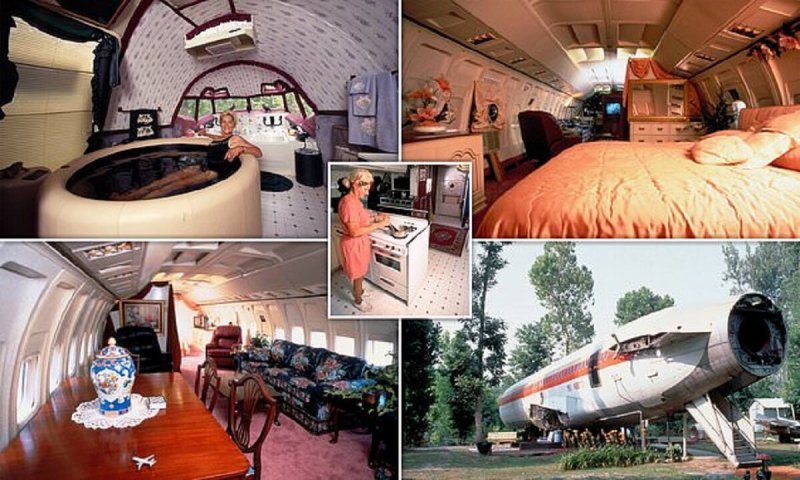 Дом самолет Боинг 727