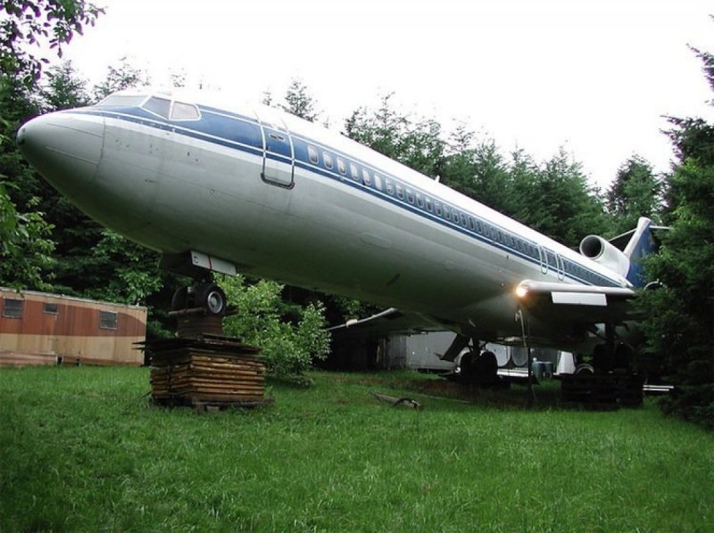 Дом из самолета Boeing 727