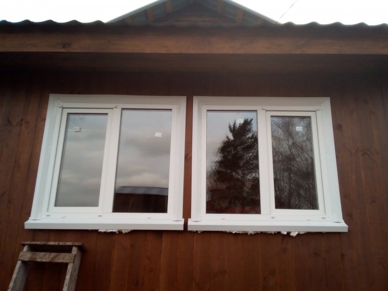Пластиковые окна в садовый дом