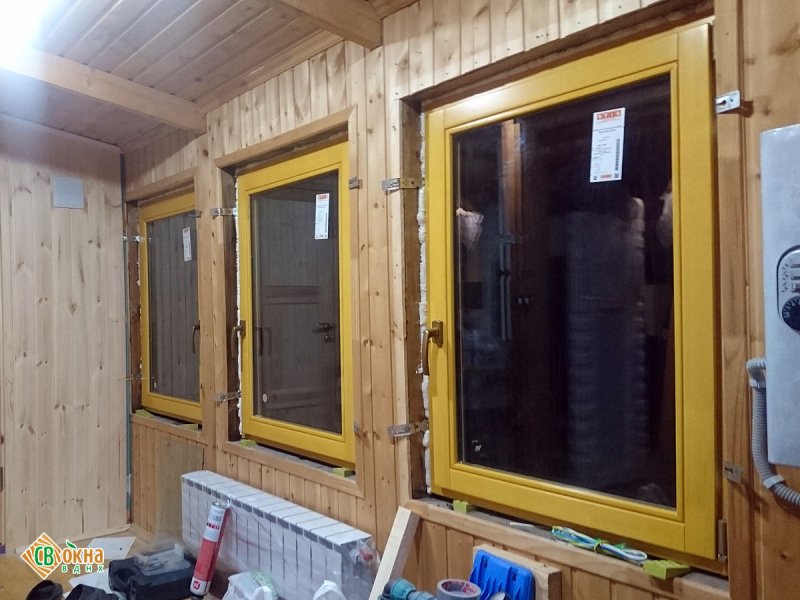 Нестандартные пластиковые окна на дачу