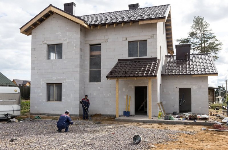 Дома из газоблока под ключ проекты
