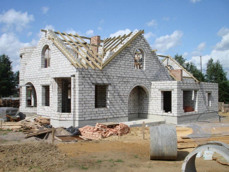 Дом из газобетонных блоков