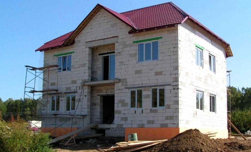 Дома из газобетона