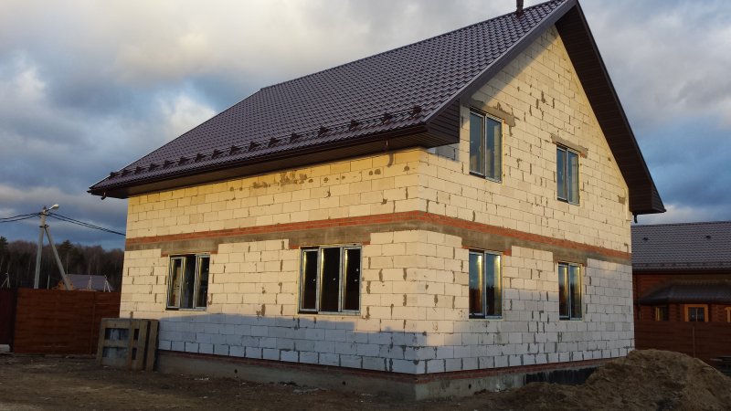 Дом из газосиликата