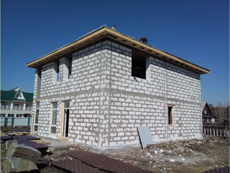 Постройки из газобетона