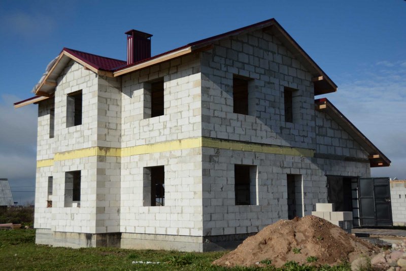 Постройки из пеноблока