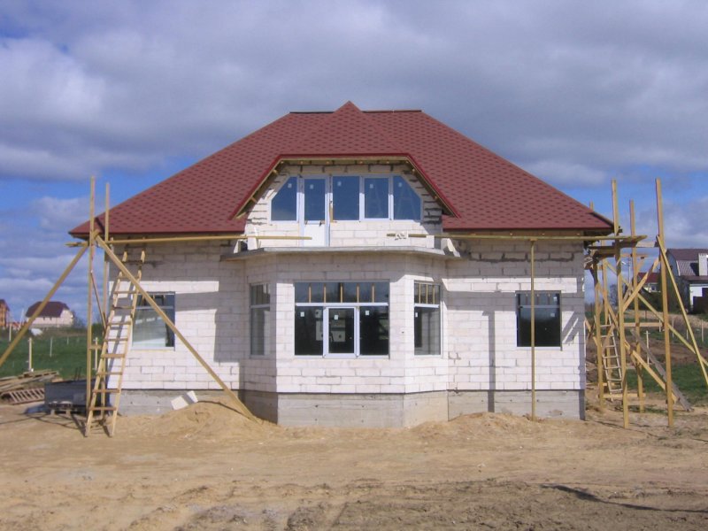 Частный дом из газобетона