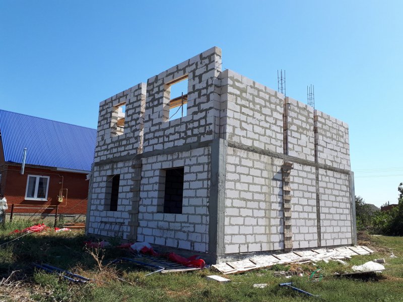 Дом из газоблока