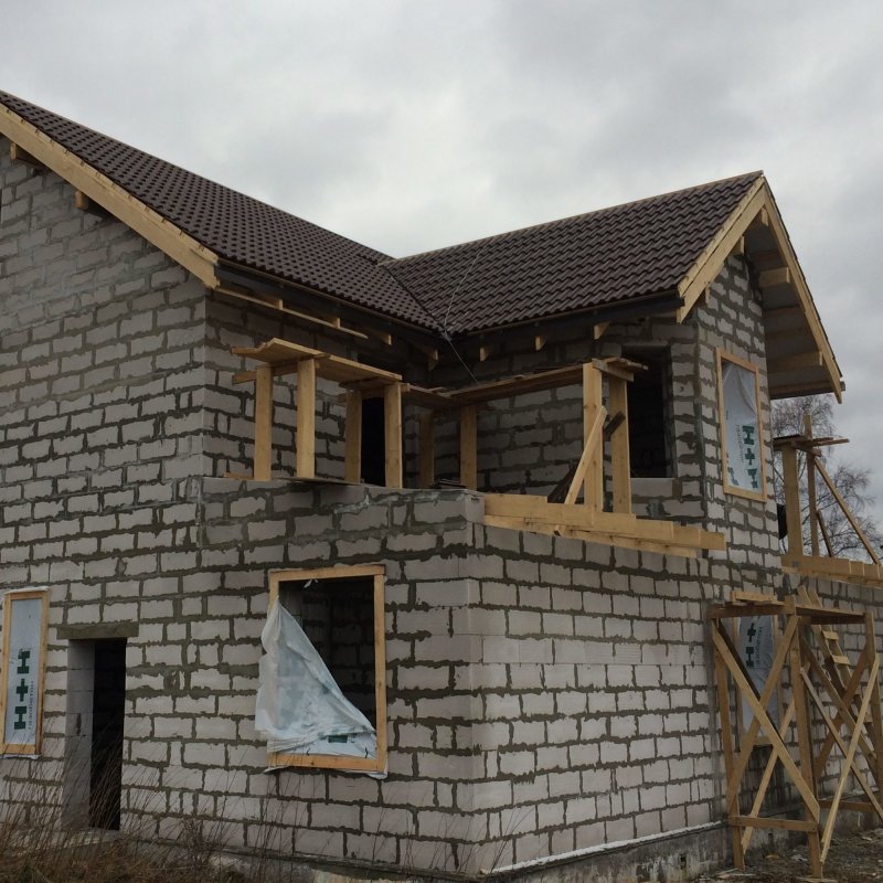 Дом из газобетона
