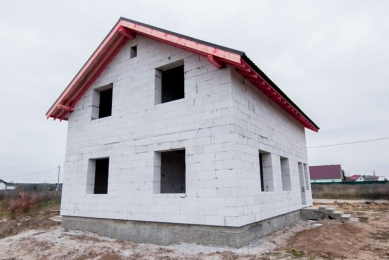 Частный дом из газоблока
